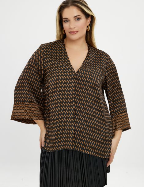 Blouse baroque grande taille MAT