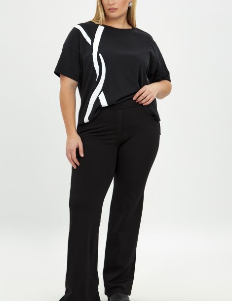 Pantalon basic grande taille Mat Fashion