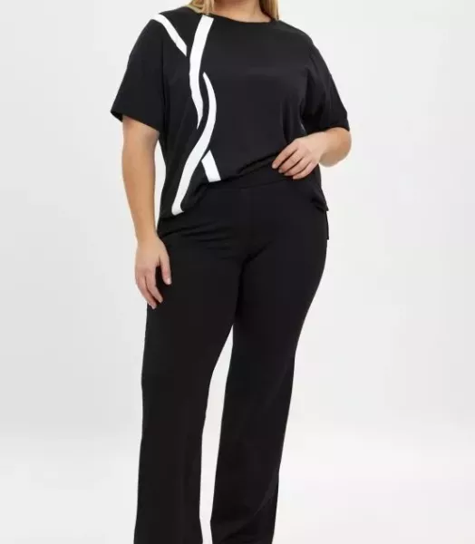 Pantalon basic grande taille Mat Fashion