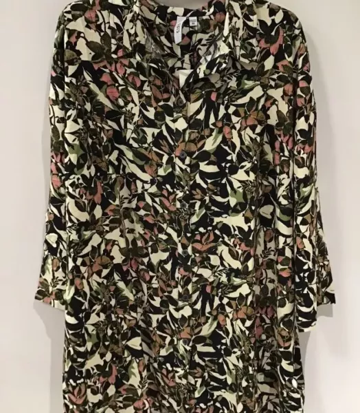 Chemise imprimée grande taille CISO